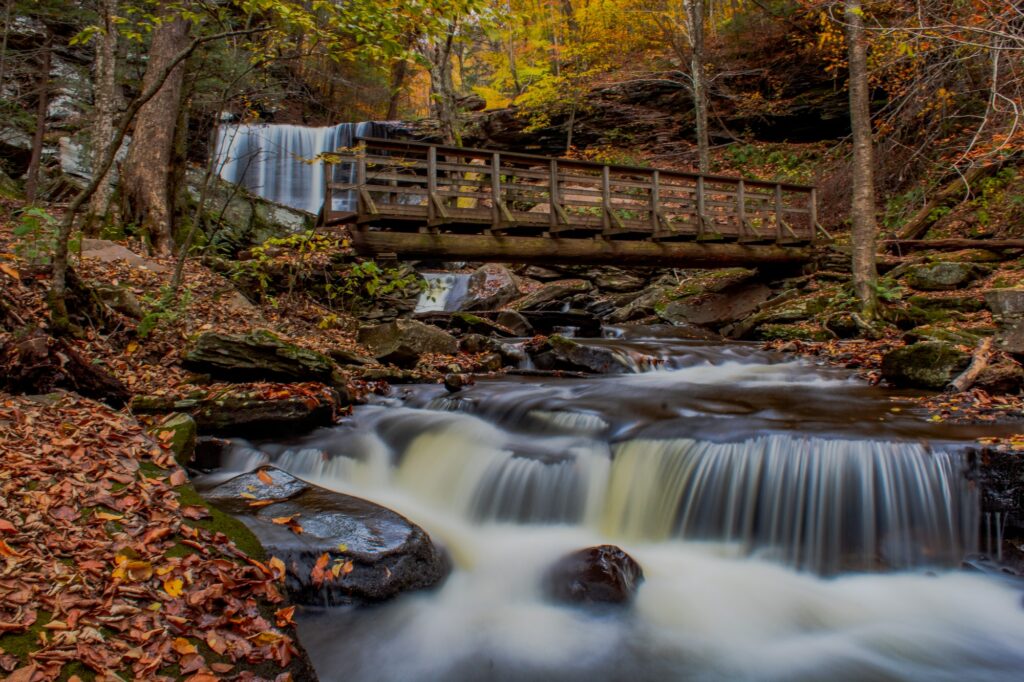 Autumn at Ricketts Glen State Park in Pennsylvania